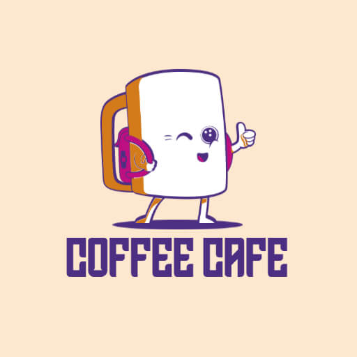 cute coffee logos