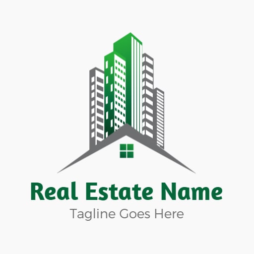 real estate building logo