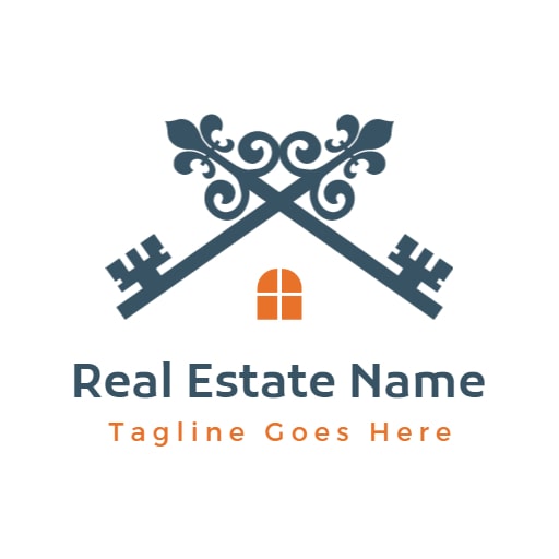 real estate house logo
