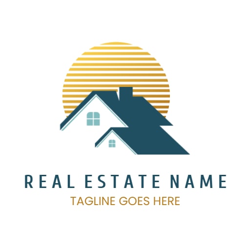 real estate logo with tagline