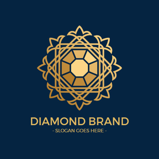 gold diamond logo