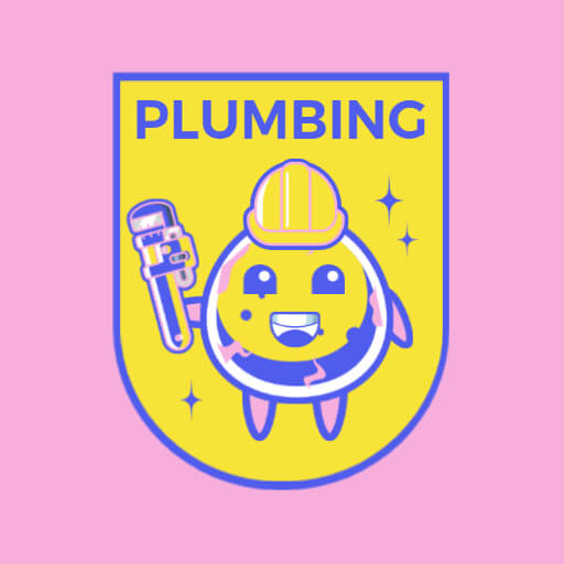 retro plumbing logo