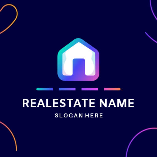 unique real estate logo design