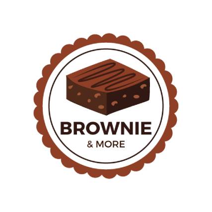 Bakery Logo with Brown Chocolate