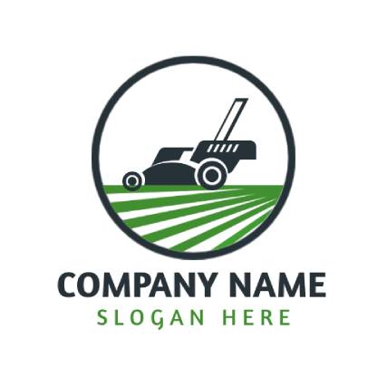 Circular Modern Landscaping Logo