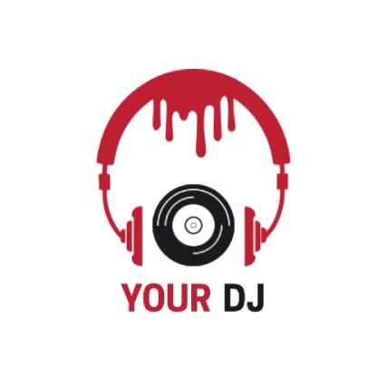 Creative Tech Beats Red Dj Logo