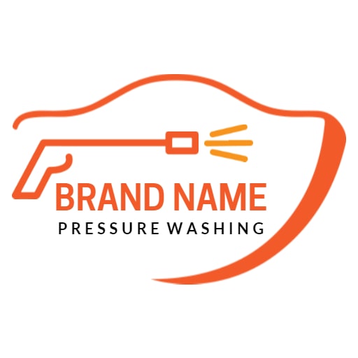 minimalist Pressure Washing Logo