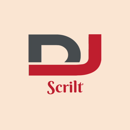 abstract dj logo design