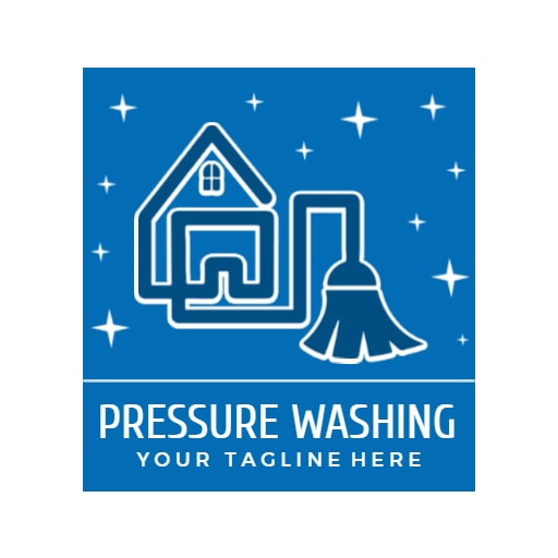 housewash pressure washing logo