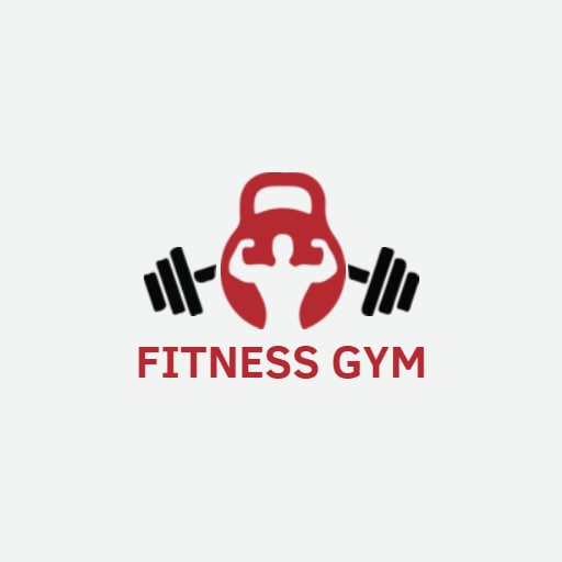 minimalist gym logo