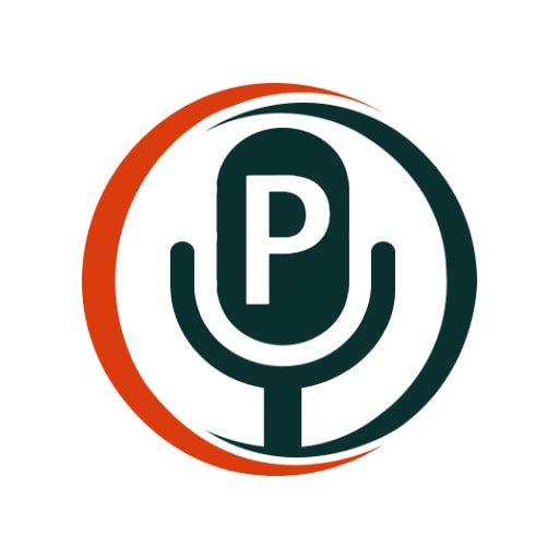 minimalist podcast logo