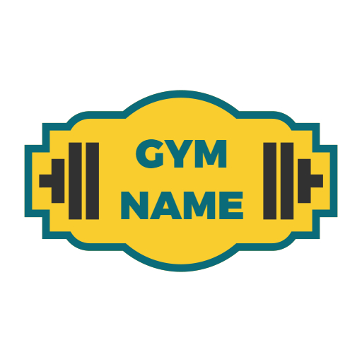 abstract gym logo