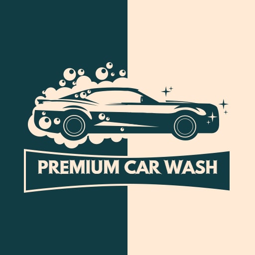 unique carwash logo design