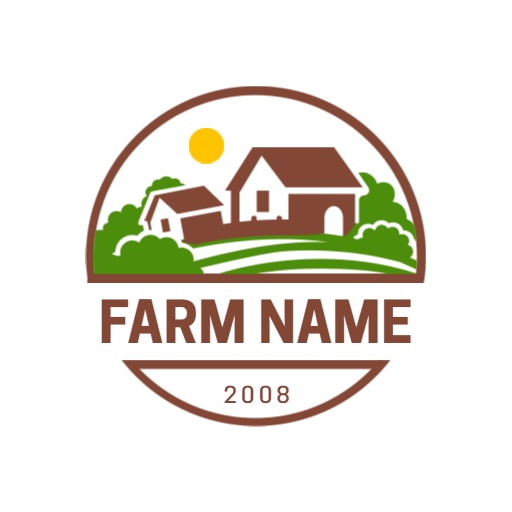 nature theme farm logo