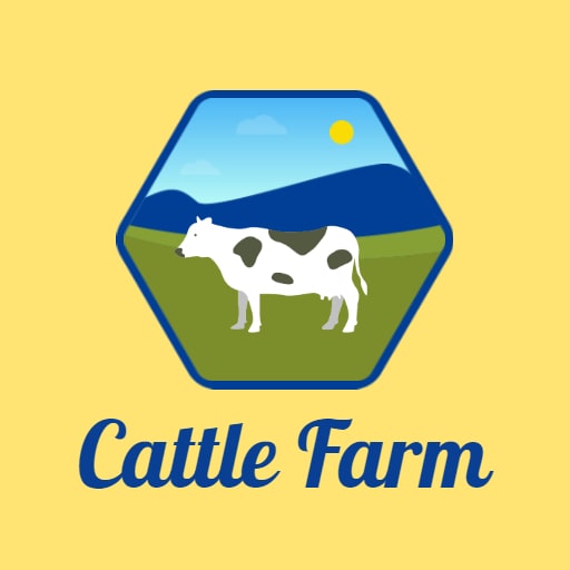 cattle farm logo design