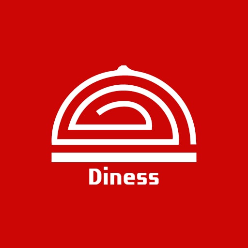 red and white restaurant logo idea