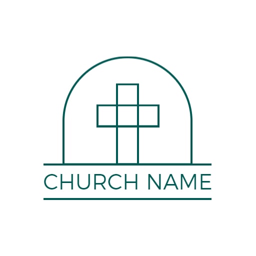 minimalist church logo