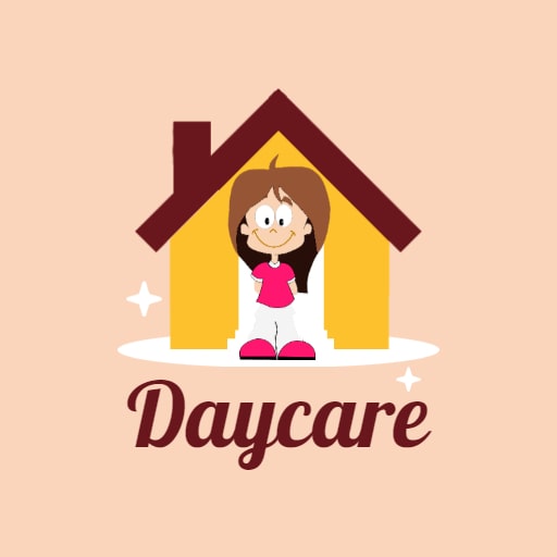 happyness daycare logo design