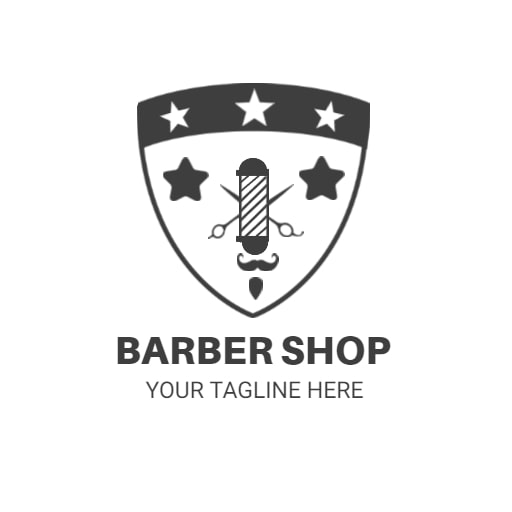 scissors icon barber logo