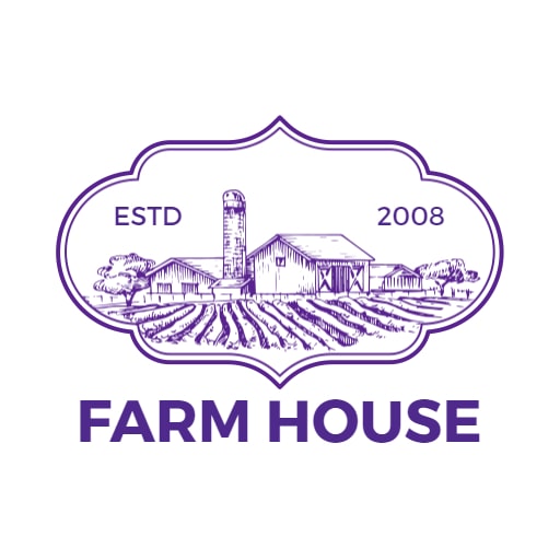 vintage look farm logo