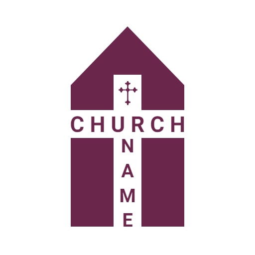 home church logo design