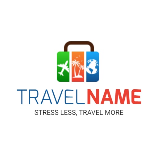 unique travel logo design