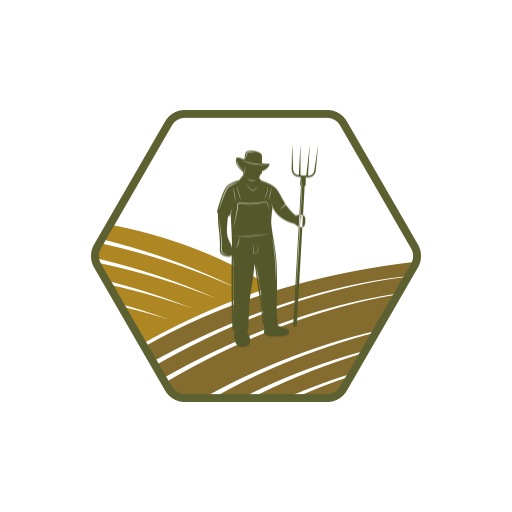 Eco-friendly agriculture farm logo
