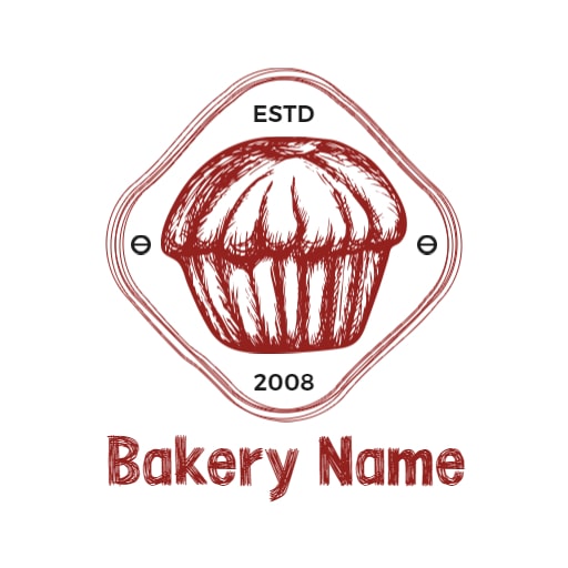 cup cake logo design

