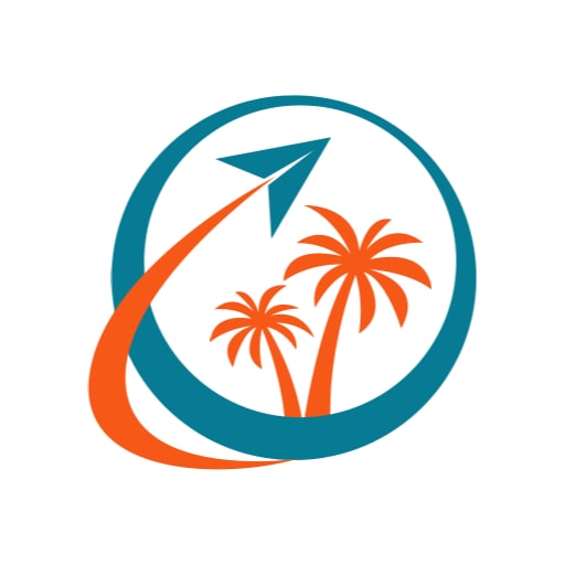 summer travel logo design