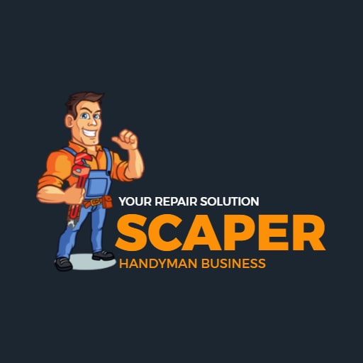 scaper handyman business logo