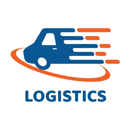 logistics truck logo
