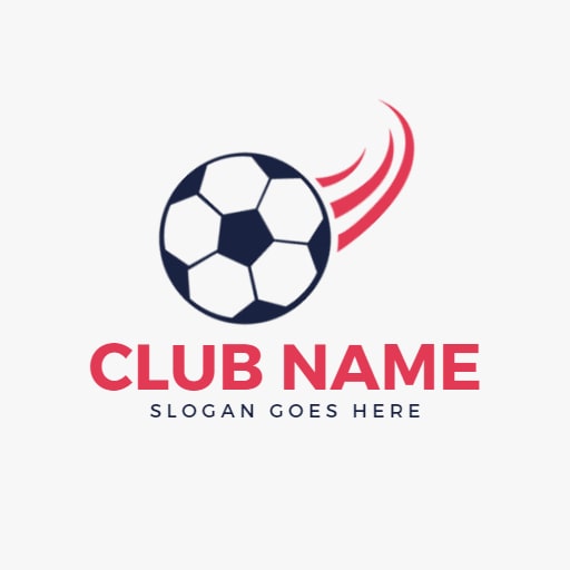 minimalist soccer logo design