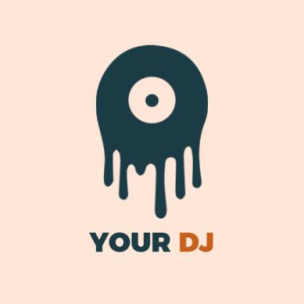 Vinyl Drip Dj Logo