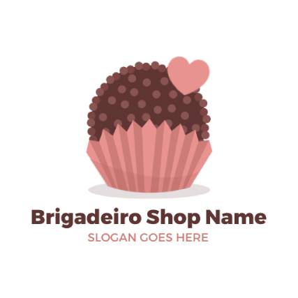 Bakery Logo in Pink Dessert design