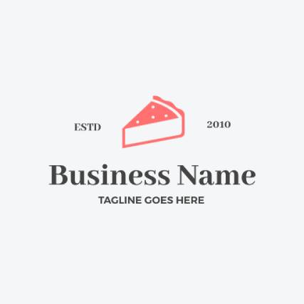 Silver Vintage Bakery Logo