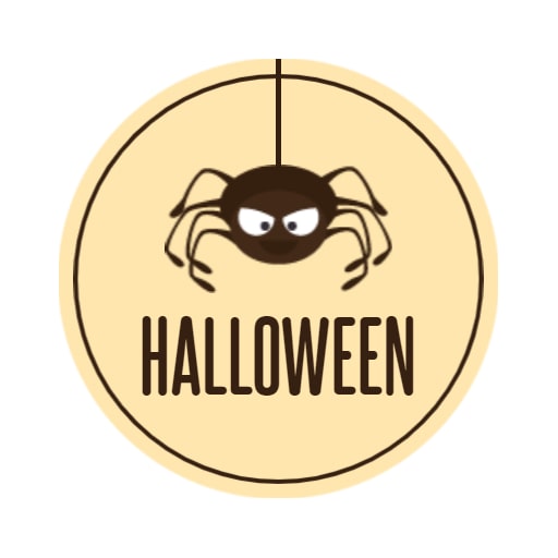 Spider Halloween Logo
