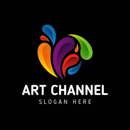 Abstract Art Youtube Channel Logo