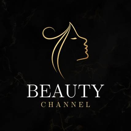 Woman Beauty YouTube Channel Logo Tempalte
