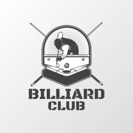 Classic Billiard Club Emblem Sports Logos