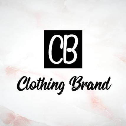 Minimalist Cb Clothing Brand Logo