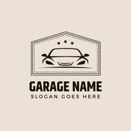 Pearl Bush Vintage Car Garage Vintage Logo
