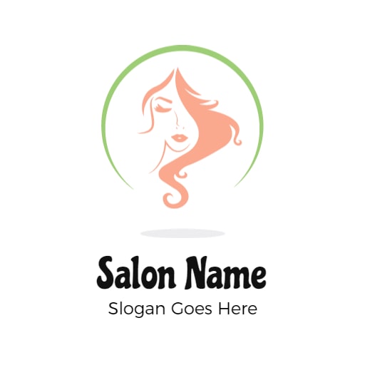 Green Femininity Circular Beauty Logo