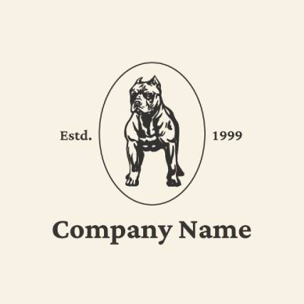 Spanish White Legacy Pitbull Vintage Logo