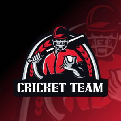 Dynamic Cricket Team Sports Logo