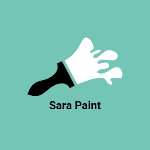 sara paint design logo