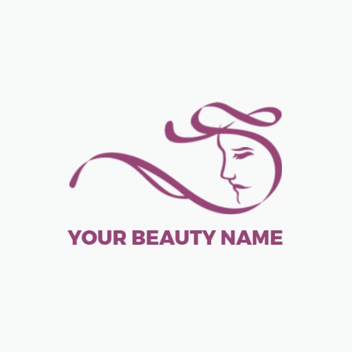 illustration beauty salon logo