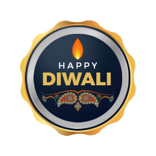 rangoli theme diwali logo 