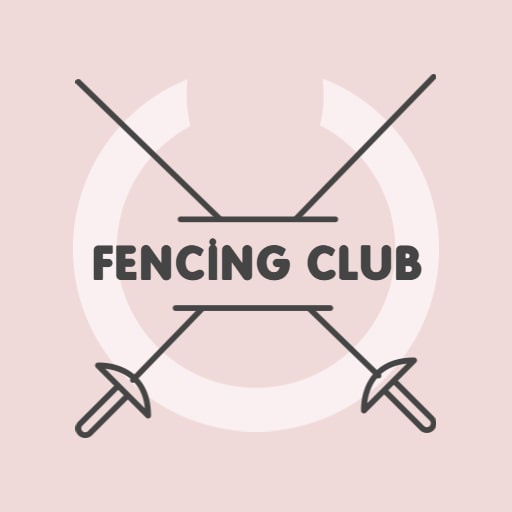 fencing club logo