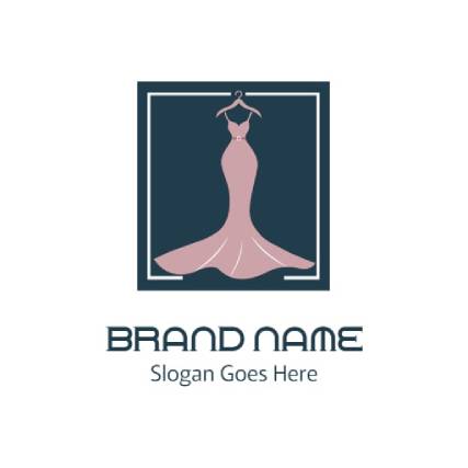 Bridal Dress Clothing Brand Logo