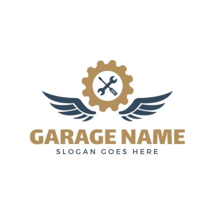 Wins Garage Vintage Logo